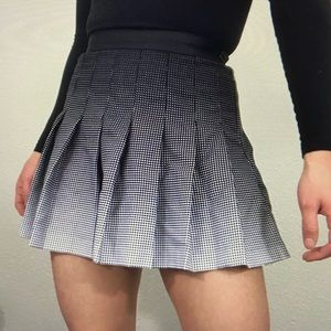 American Apparel Pleated Gradient Skirt